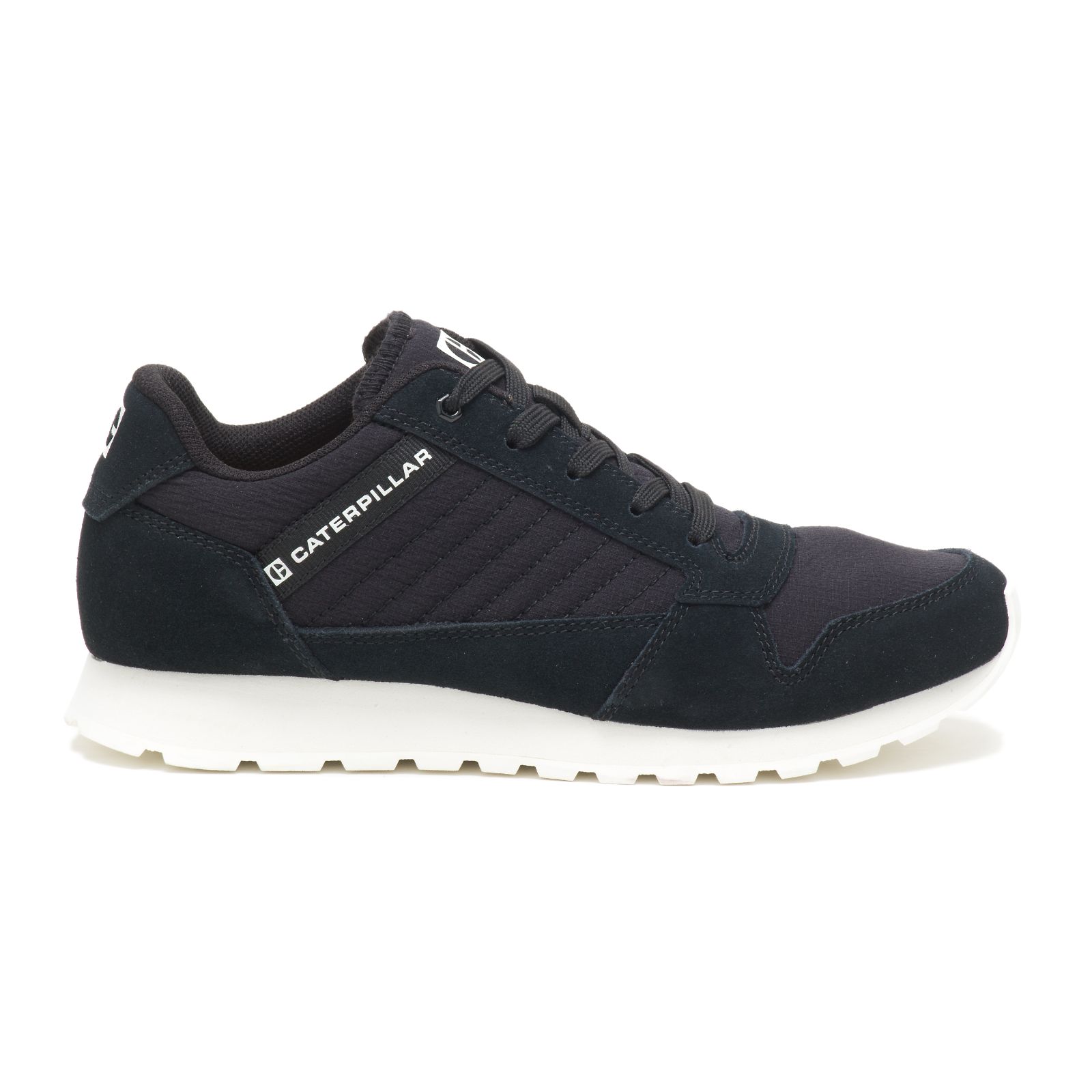 Men's Caterpillar Code Ventura Trainers Black/White Ireland KRSY17290